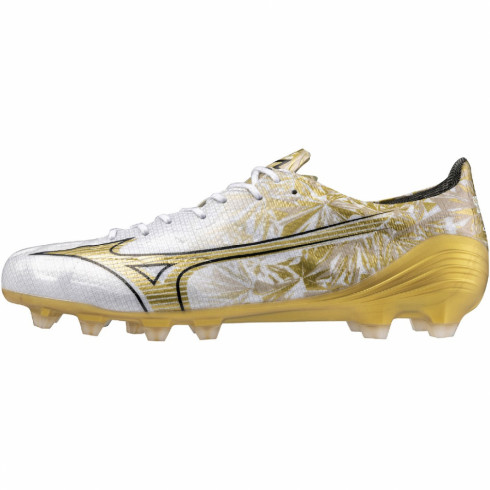 ミズノ α ELITE ミズノアルファエリート P1GA246250 サッカー スパイクシューズ 2E : ホワイト×ゴールド MIZUNO