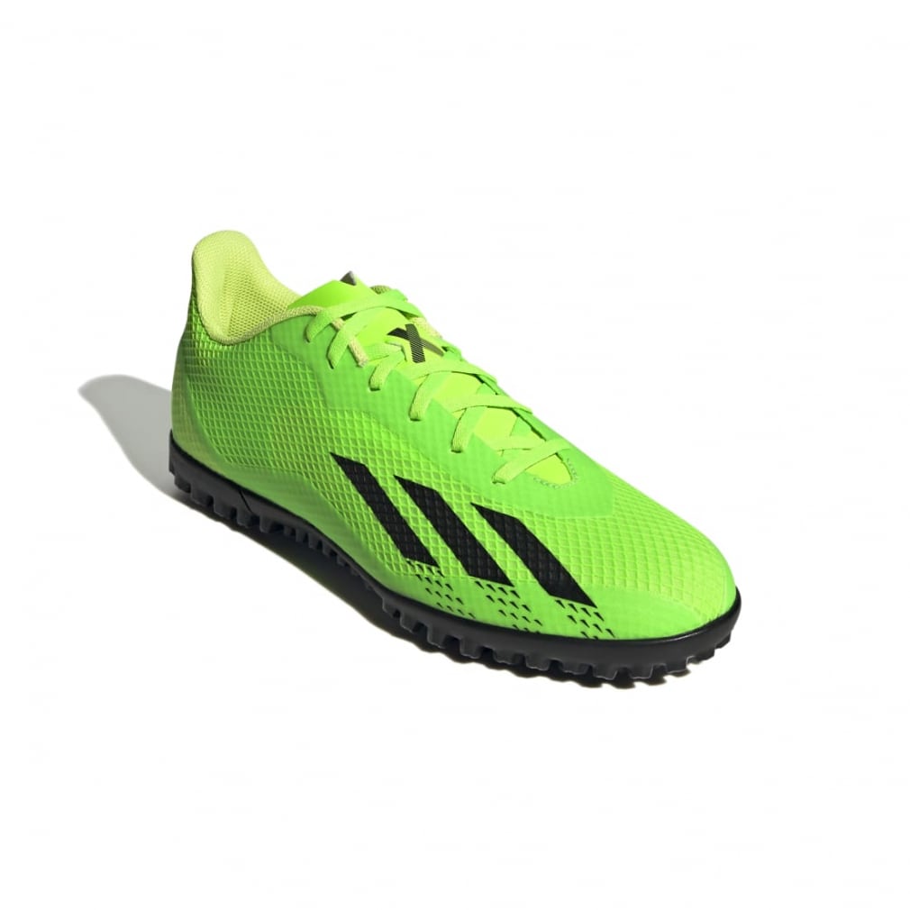 アディダス エックススピードポータル.4TF GW8507 メンズ サッカー トレーニングシューズ 2E : グリーン adidas