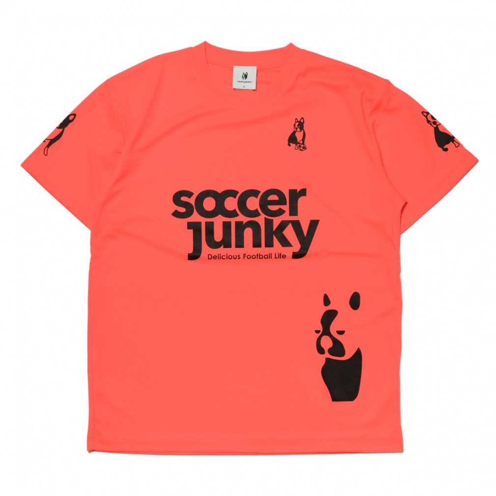 サッカージャンキー soccer junky サッカーウェア フットサルウェア カジュアルウェア Tシャツ SJ0699 ブラック Mサイズ