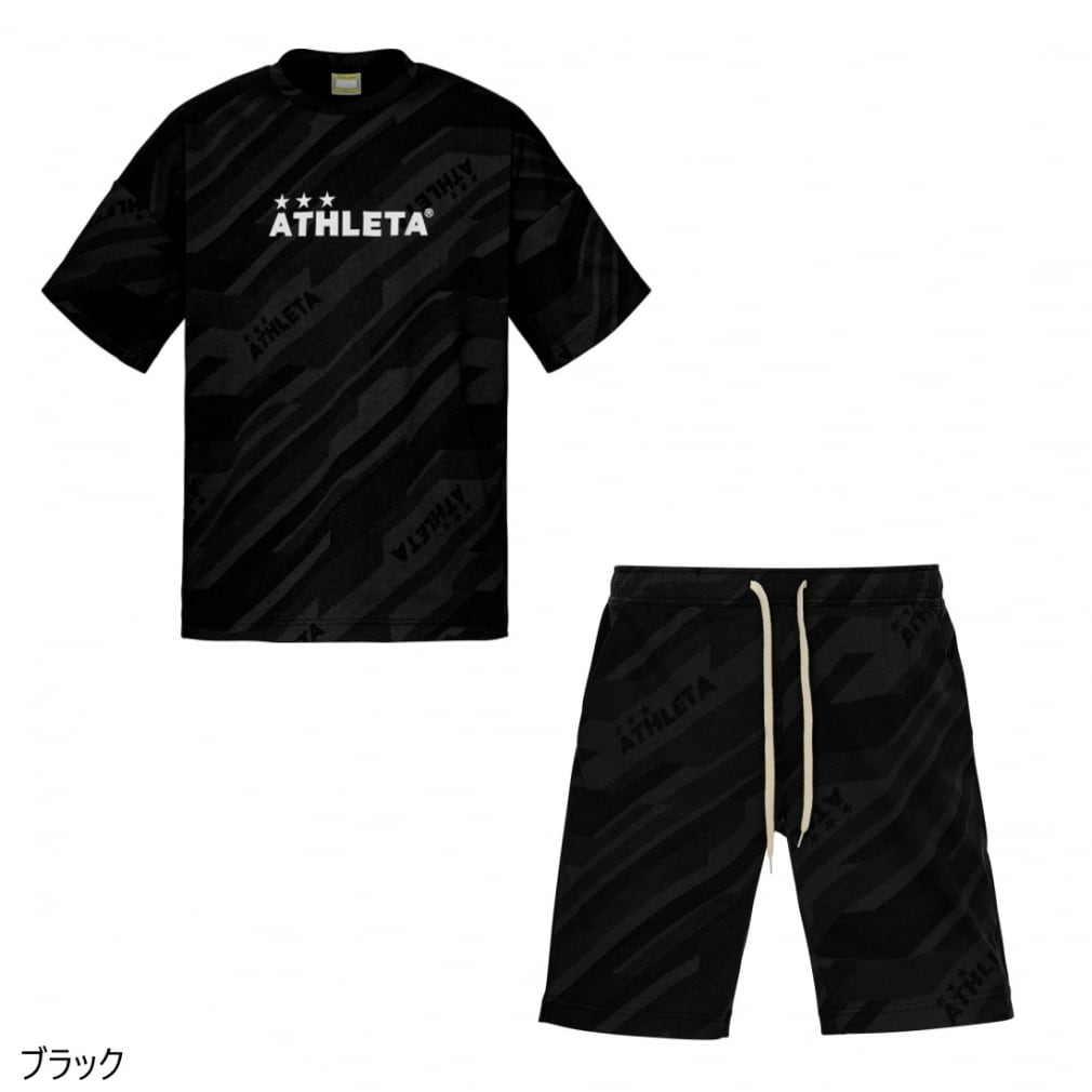 アスレタ メンズ サッカー/フットサル 上下セット 半袖シャツ 