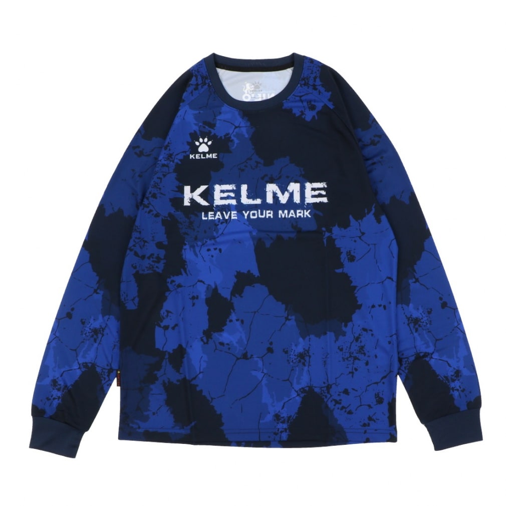 ケレメ メンズ サッカー/フットサル 長袖シャツ ロングプラクティスシャツ KA23F617 KELME ネイビー L メンズ