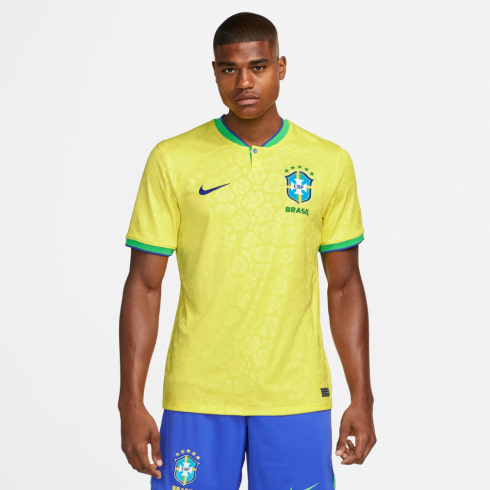 ナイキ メンズ サッカー 2022-23 ブラジル代表 ホーム レプリカユニフォーム ライセンスシャツ CBF DF スタジアム JSY S/S  トップ HOME DN0680741 NIKE