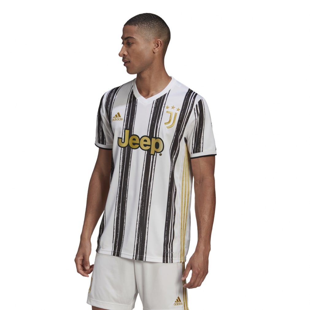 アディダス メンズ サッカー フットサル ライセンスシャツ ユベントス ホームレプリカユニフォーム Juventus Ei94 ホワイト ブラック Adidas 公式通販 アルペングループ オンラインストア