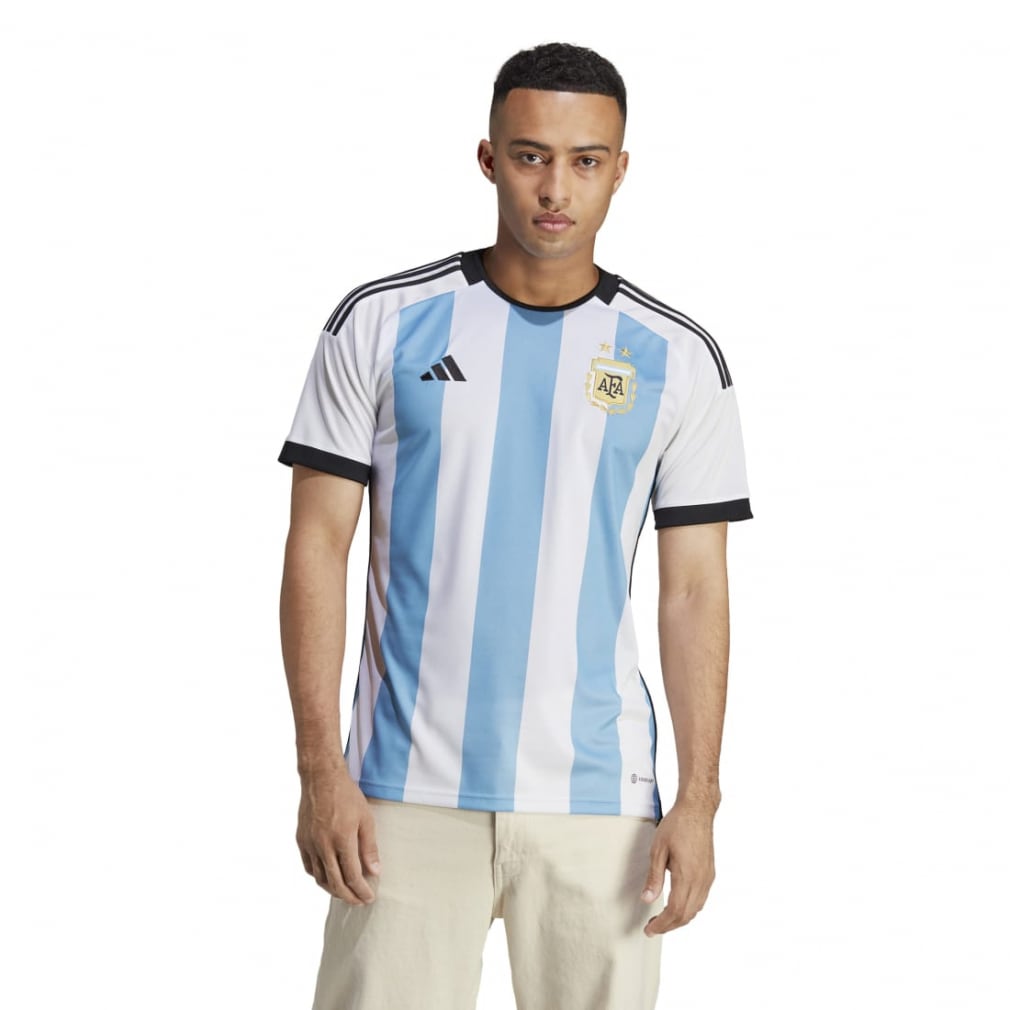 アディダス メンズ サッカー/フットサル ライセンスシャツ アルゼンチンホームレプリカユニフォーム HF2158 : ホワイト×サックスブルー  adidas