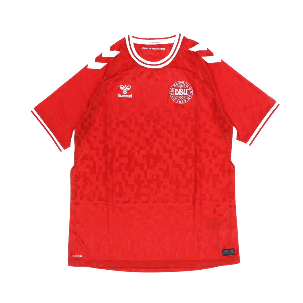 ヒュンメル メンズ サッカー ライセンスシャツ デンマーク代表 2024年 ...