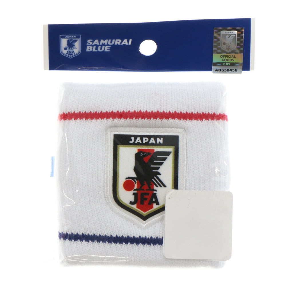 ジェイエフエー サッカー フットサル ライセンスグッズ 日本代表 リストバンド エンブレム ホワイト O3 272 Jfa 公式通販 アルペングループ オンラインストア