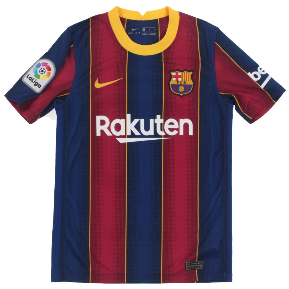 ナイキ Yth Fcb Brt S S スタジアム ジャージ Home 10番メッシ ジュニア キッズ 子供 サッカー フットサル ライセンスシャツ ロイヤルブルー ワイン Nike 公式通販 アルペングループ オンラインストア