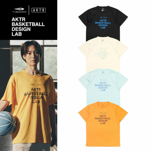 ティゴラ×アクター メンズ レディス バスケットボール 半袖Tシャツ LOGO Tシャツ TRAK-8KW3214TS TIGORA×AKTR
