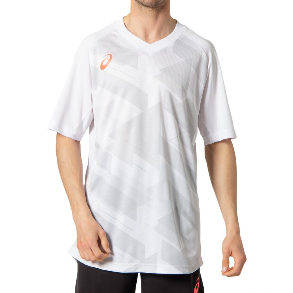 アシックス メンズ レディース バスケットボール 半袖Tシャツ シューティングシャツ 2063A118 asics 2303_ms