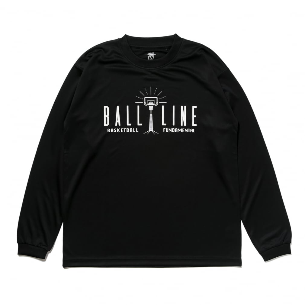 オンザコート メンズ レディス バスケットボール 長袖Tシャツ BALLLINE