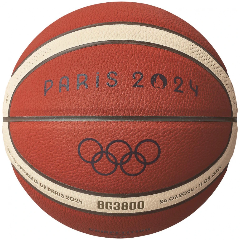モルテン バスケットボール 5号 BG3800 Paris 2024 公式試合球レプリカ 国際公認球 B5G3800-S4F