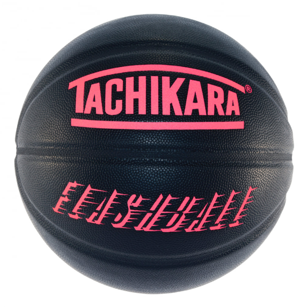 TACHIKARA's new basketball FLASHBALL is a neon yellow basketball.