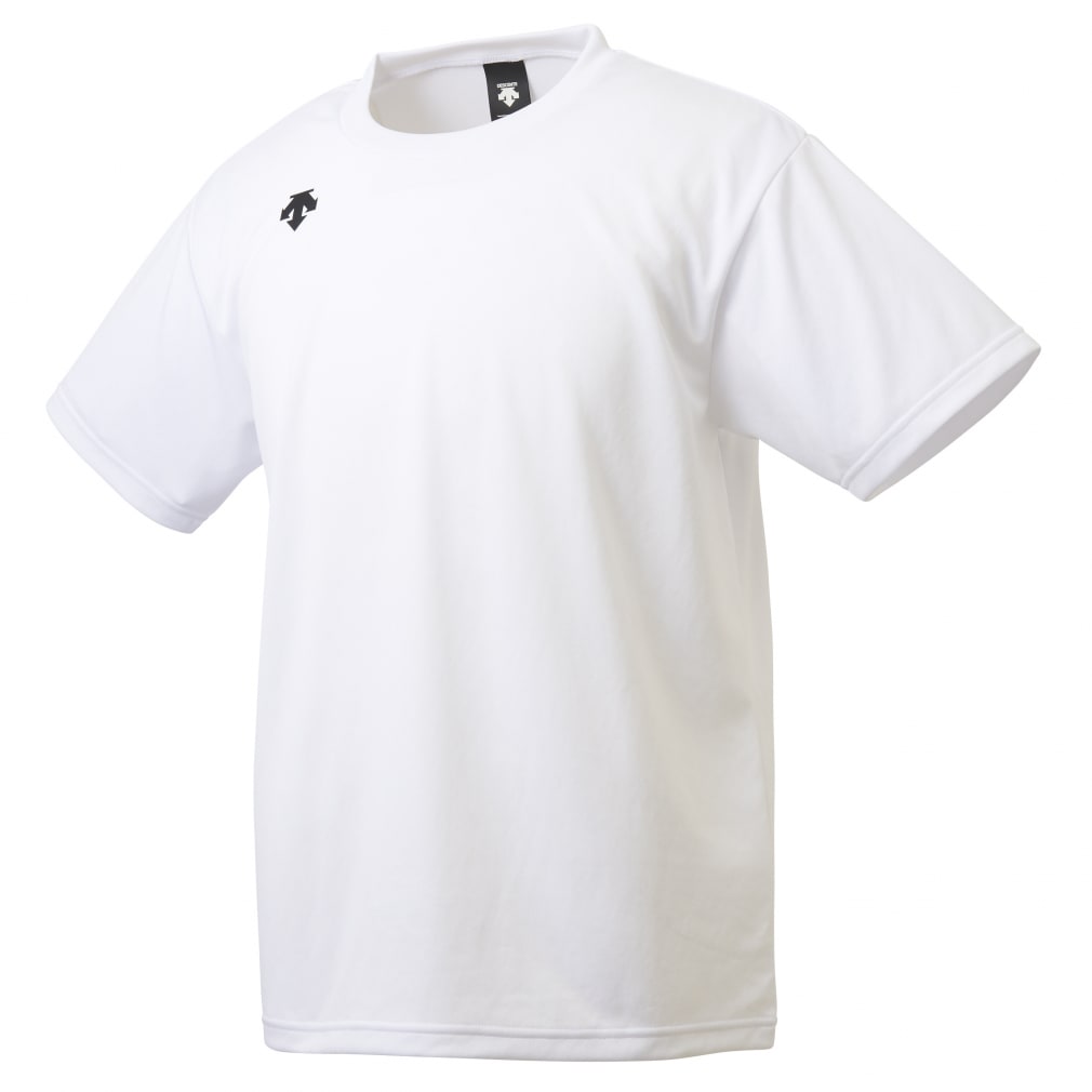 デサント メンズ レディス バレーボール 半袖プラクティスシャツ ワンポイントハーフスリーブシャツ DMC-5801B DESCENTE