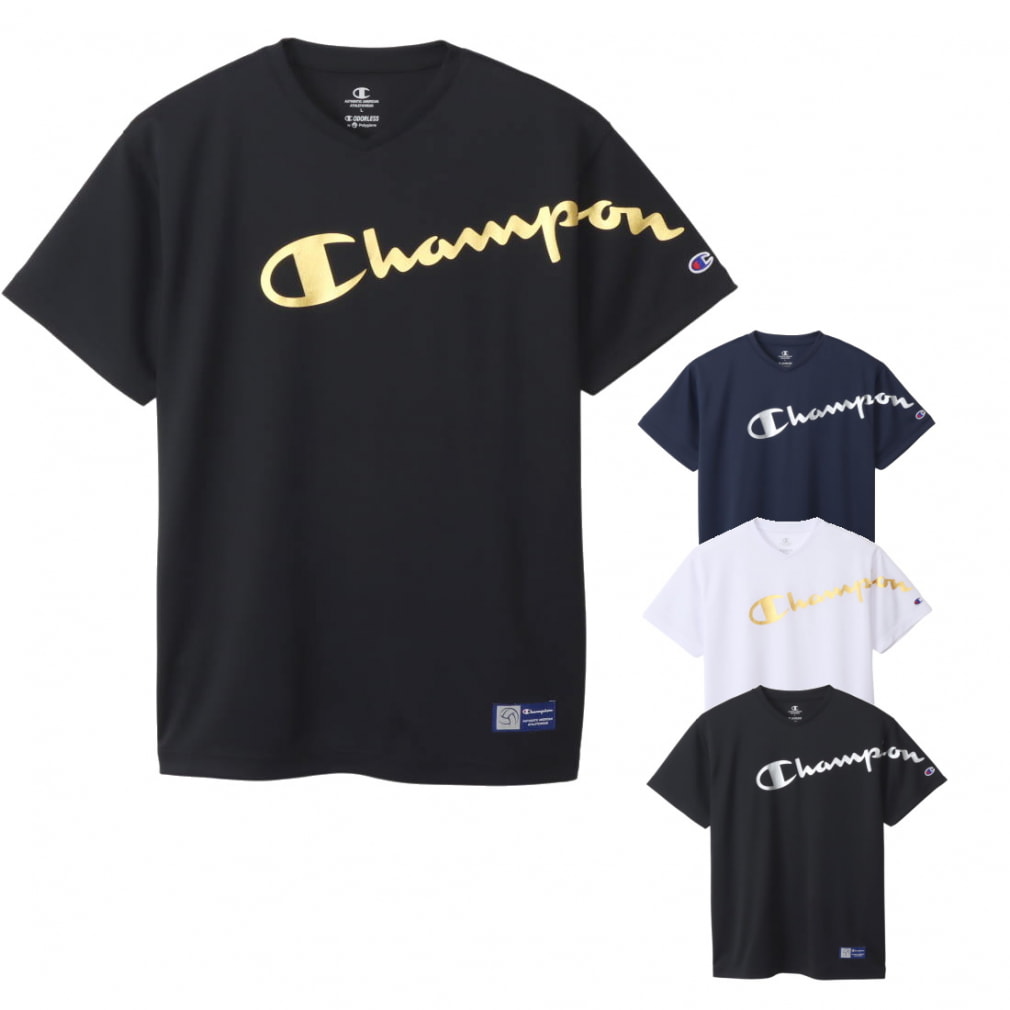 チャンピオン Champion バレーボールウェア 半袖シャツ メンズ ショートスリーブTシャツ C3-XV302-925 通販 