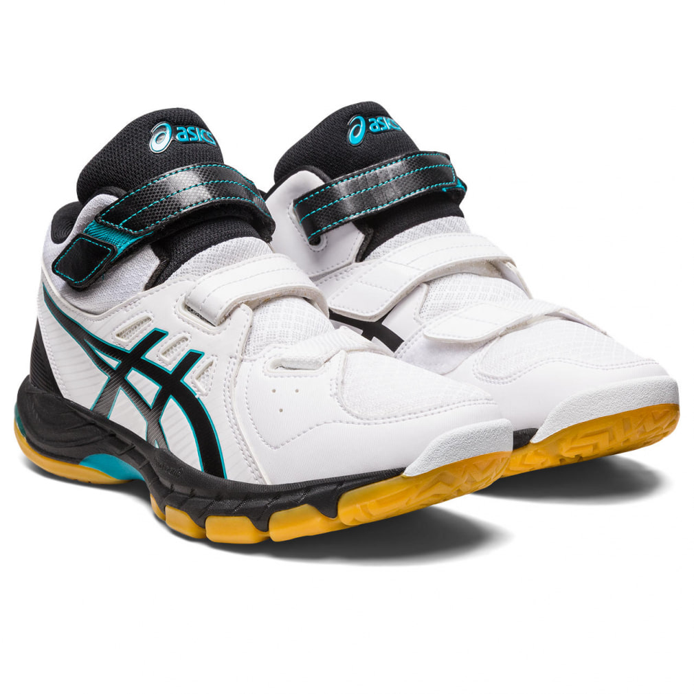 アシックス コートセルフィット 2 COURT SELFIT 2 1053A053 レディス バレーボール シューズ 2E : ホワイト×ブラック  asics