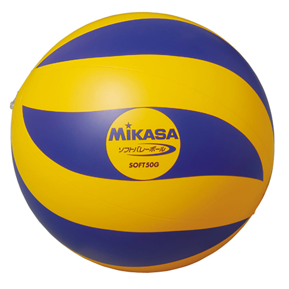 ミカサ SOFT50G ビニールソフトバレーボール練習球 (SOFT50G) PVC