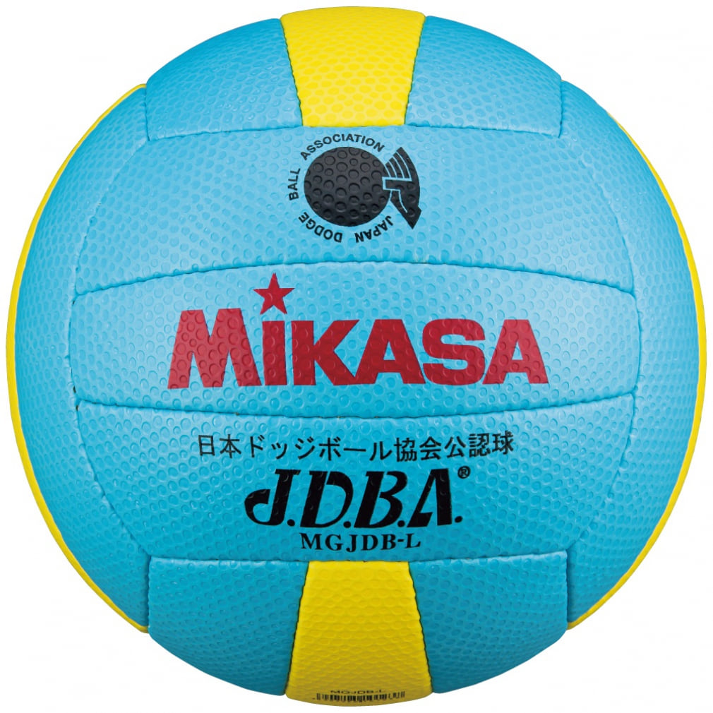 ミカサ ドッジボール3号 試合球 縫い サックスブルー 黄 Mgjdb L ジュニア キッズ 子供 ドッジボール 試合球 Mikasa 公式通販 アルペングループ オンラインストア