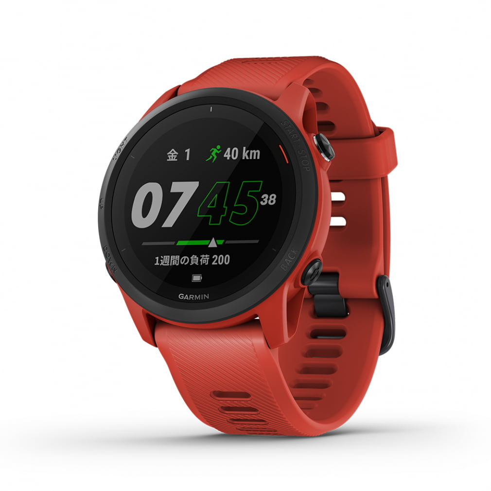 ガーミン ForeAthlete 745 Magma Red 0100244542 スマートウォッチ ランニングウォッチ GPS 心拍計  Suica対応 腕時計 GARMIN