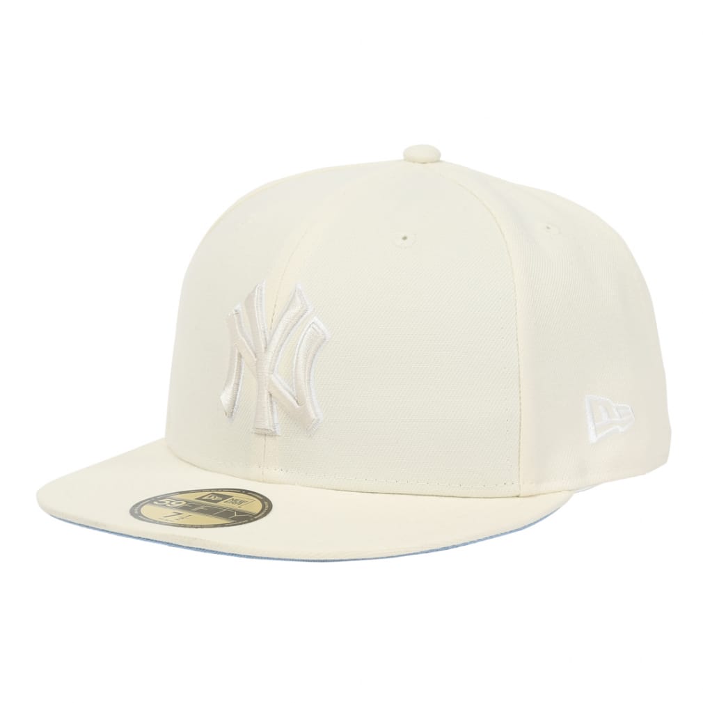 ニューエラ 59FIFTY White Collection ニューヨーク・ヤンキース ホワイト × ホワイト ライトブルーアンダーバイザー キャップ  13542618 帽子 NEW ERA｜公式通販 アルペングループ オンラインストア