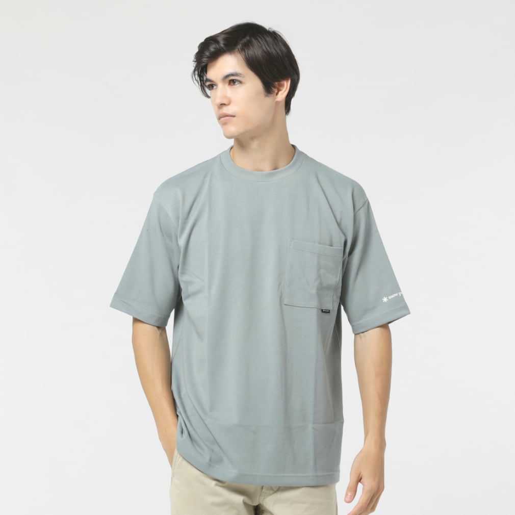 スノーピーク アウトドア 半袖Tシャツ SP Pocket T shirt ETS23AU001 snow peak
