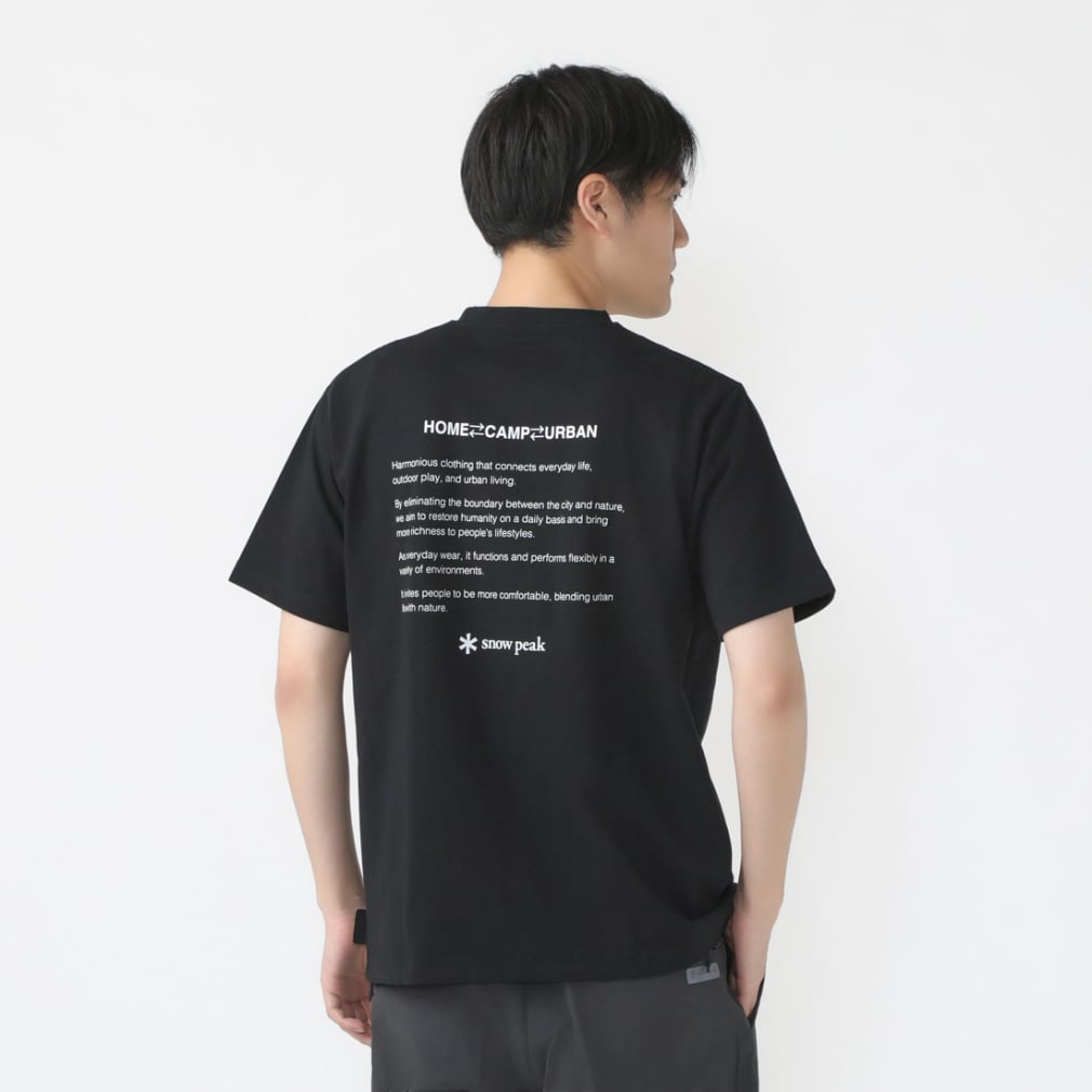 スノーピーク アウトドア 半袖Tシャツ Exclusive Concept Orinted S/S Tshirt TS-24SU702 snow  peak