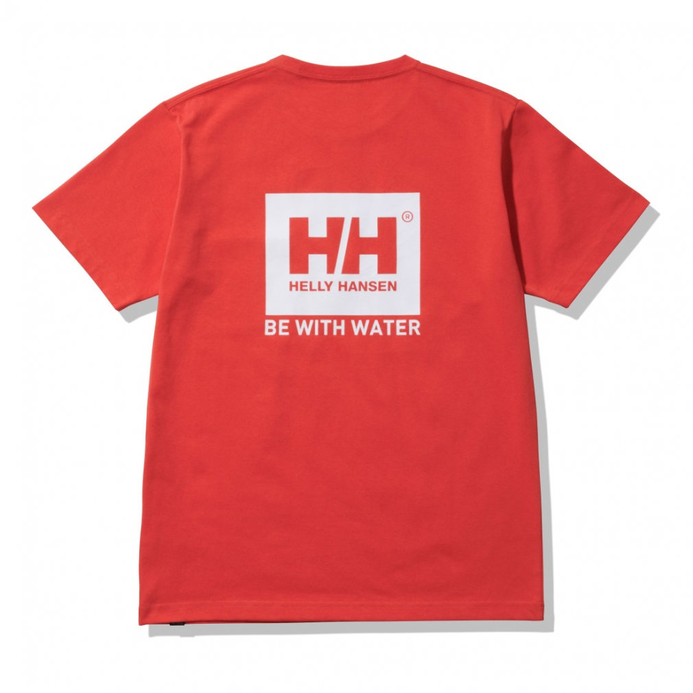 ヘリーハンセン メンズ アウトドア 半袖Tシャツ バックスクエアロゴティー HOE62302WS HELLY HANSEN