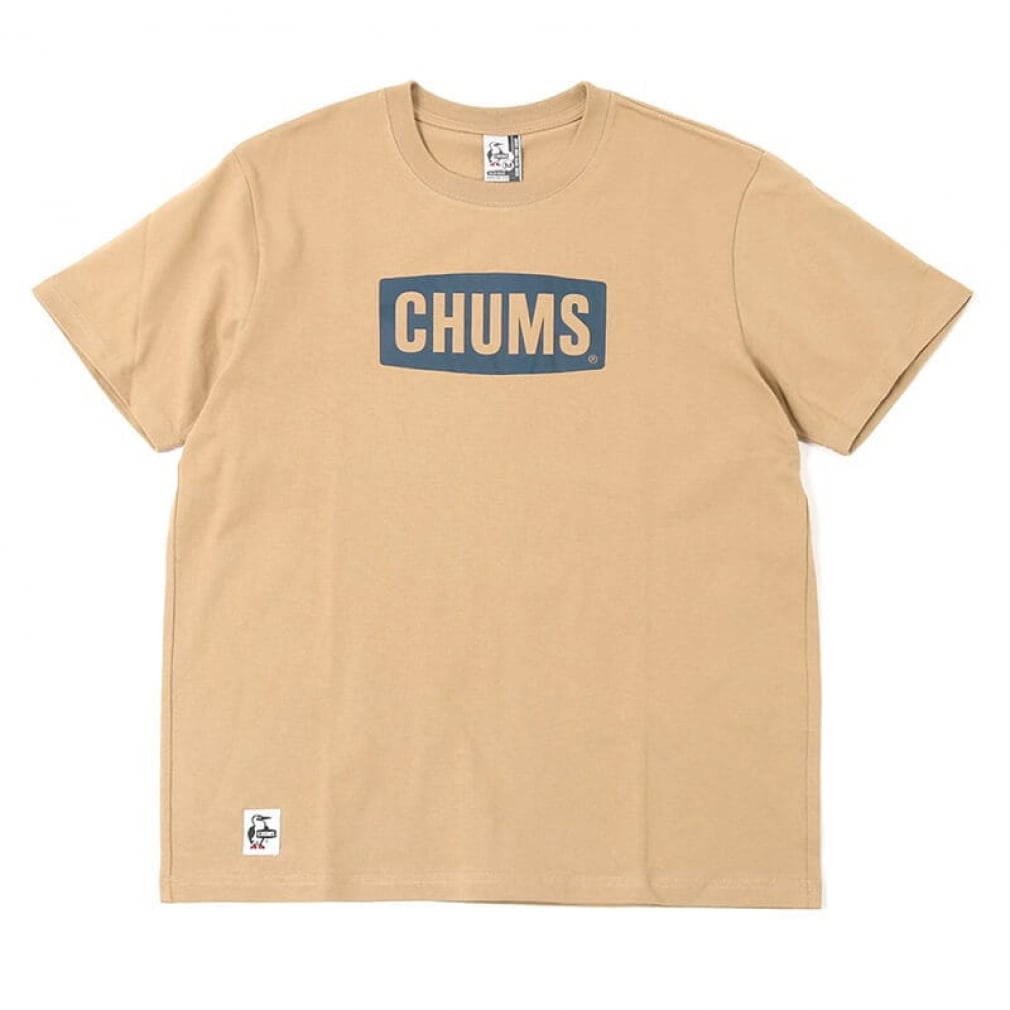 チャムス メンズ アウトドア 半袖Tシャツ チャムスロゴTシャツ CH01