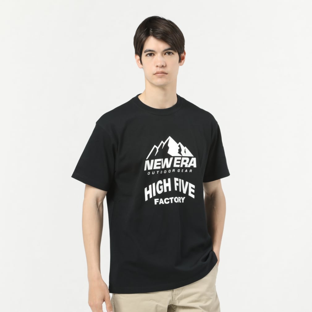 ニューエラ メンズ アウトドア 半袖 パフォーマンス Tシャツ HIGH FIVE