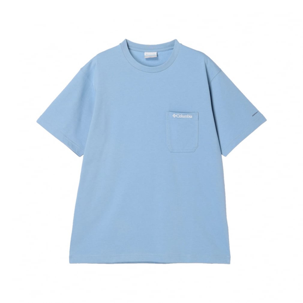 コロンビア 半袖Tシャツ ヤハラフォレストポケットショートスリーブクルー PM1989 125 ホワイト M