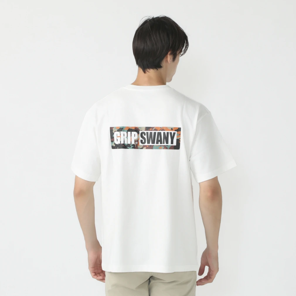 グリップスワニー メンズ アウトドア 半袖Tシャツ BOX LOGO TEE GSC-71 GRIP SWANY｜公式通販 アルペングループ  オンラインストア