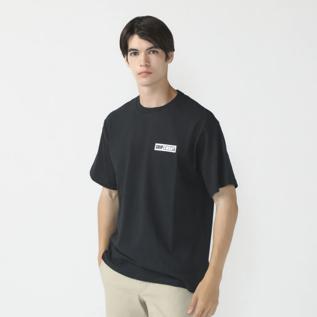 GRIP SWANY グリップスワニー ボックスロゴTEE S ブラック