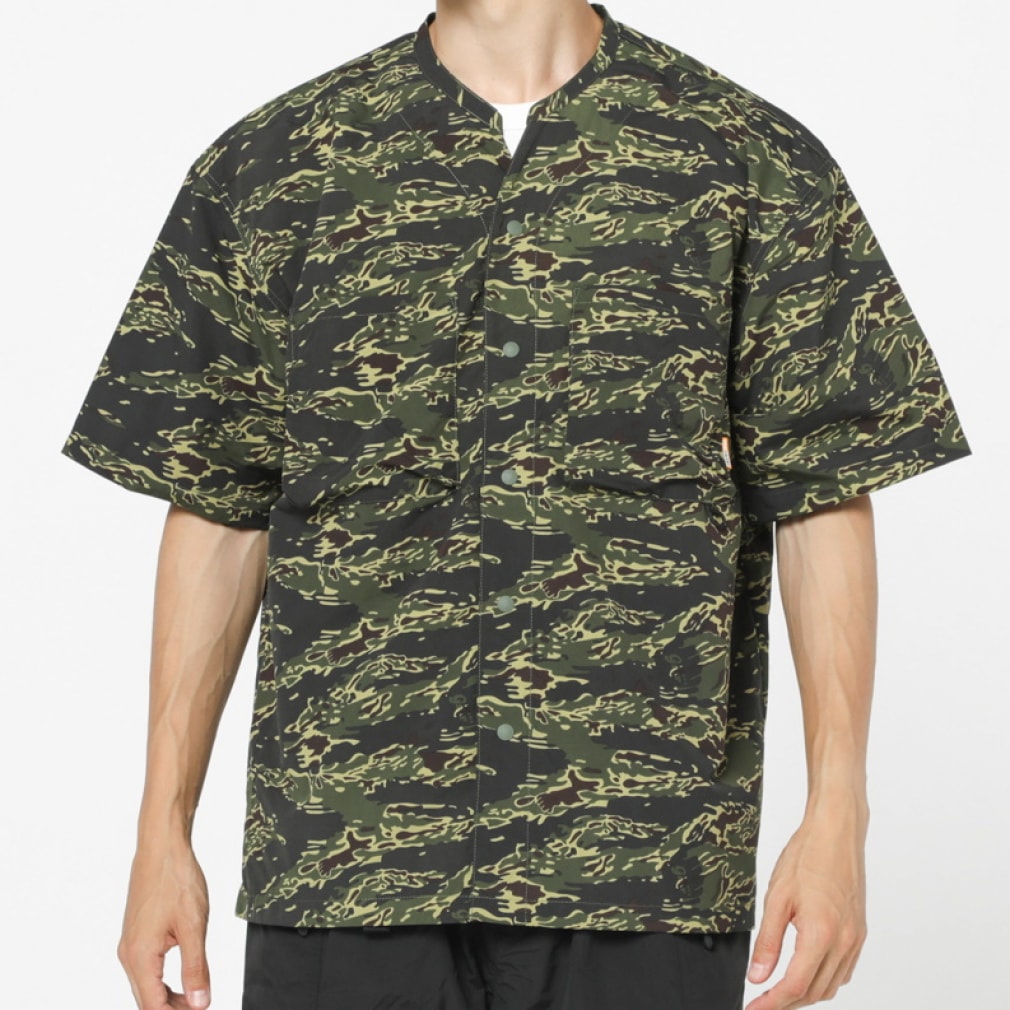 グリップスワニー メンズ アウトドア 半袖シャツ SUPPLEX CAMP SHIRT3 ...