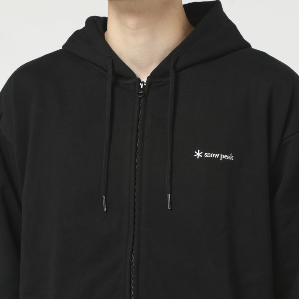 スノーピーク アウトドア スウェット パーカー SP Logo Zip Up Hoodie