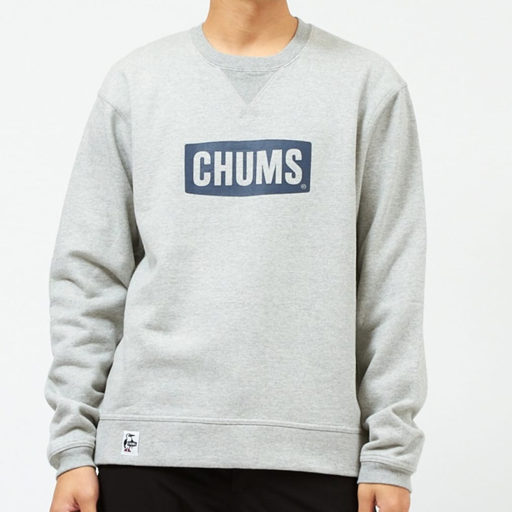 チャムス メンズ アウトドア ウェア スウェット CHUMS Logo Crew Top