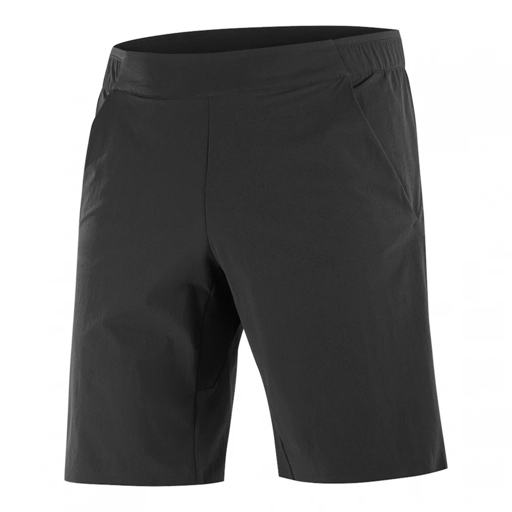 サロモン メンズ アウトドア ハーフパンツ ウェイファーラー イーズ ショーツ WAYFARER EASE SHORTS M LC2210100 : ブラック  SALOMON｜公式通販 アルペングループ オンラインストア