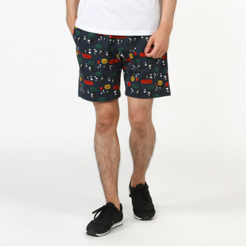 ロックス メンズ アウトドア ハーフパンツ ROKX×PEANUTS CLIMBING SHORT RXMS213023 : ネイビー ROKX