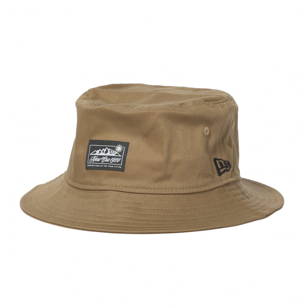 ニューエラ 帽子 ハット バケット01 Stretch Cotton Mountain Range Label リフレクターパッチ 13516191  カーキ NEW ERA｜公式通販 アルペングループ オンラインストア