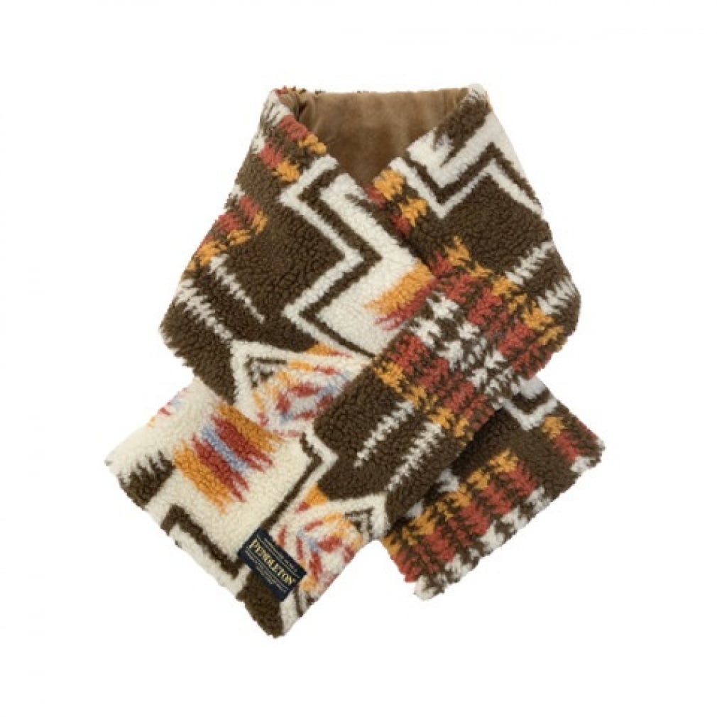 PENDLETON ペンドルトン ボアマフラー 茶ブラウン - マフラー