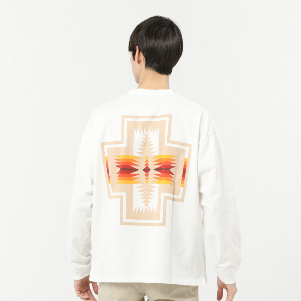 ペンドルトン アウトドア 長袖Tシャツ PENDLETON Back Print Long Sleeve Tee Unisex 3175-1006  PENDLETON