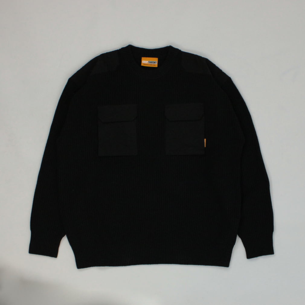 グリップスワニー メンズ アウトドア 長袖 セーター FP MIL SWEATER ...