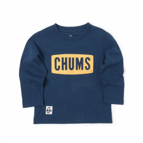 チャムス ジュニア キッズ 子供 アウトドア 長袖tシャツ ボートロゴロングスリーブtシャツ Ch21 1066 N015 ネイビー Chums 公式通販 アルペングループ オンラインストア