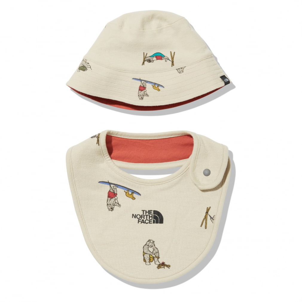 帽子 キャップ THE NORTH FACE Baby Hat ＆ Bib Set NNB02211