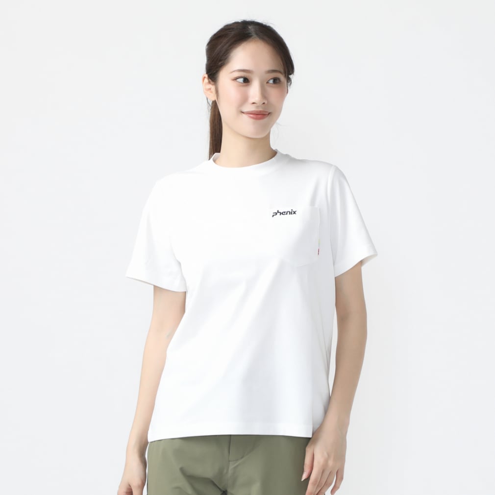 フェニックス レディース アウトドア 半袖Tシャツ POW24TS30 PHENIX