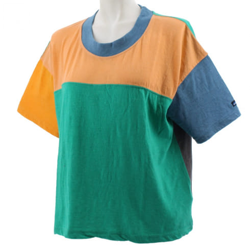 カブー レディース アウトドア 半袖tシャツ Eevi 059 エメラルドグリーン サーモンピンク Kavu 公式通販 アルペングループ オンラインストア