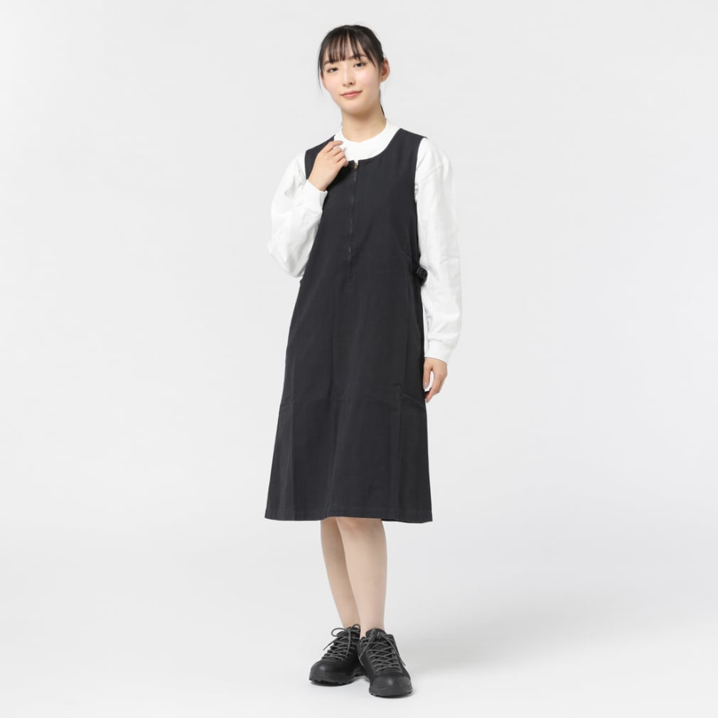 グラミチ レディース アウトドア ワンピース CANVAS MID-LENGTH DRESS ...