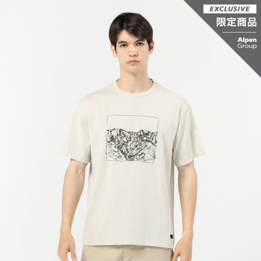 スノーピーク アウトドア 半袖Tシャツ Mt.Tanigawa Printed S/S T shirt ATS23SU701 snow  peak｜公式通販 アルペングループ オンラインストア
