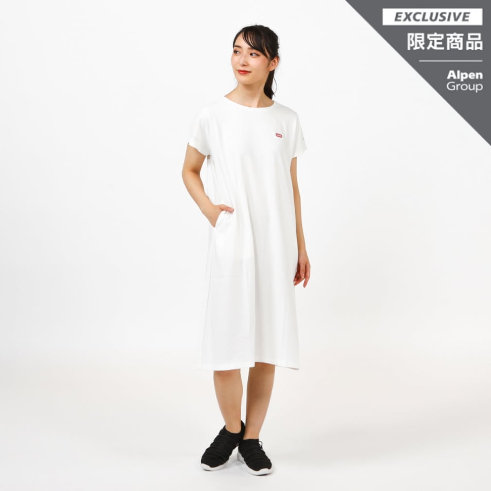 チャムス レディース アウトドア 半袖tシャツ Booby Logo Dress Alpen Smu Ch18 1187 W001 ホワイト Chums 公式通販 アルペングループ オンラインストア