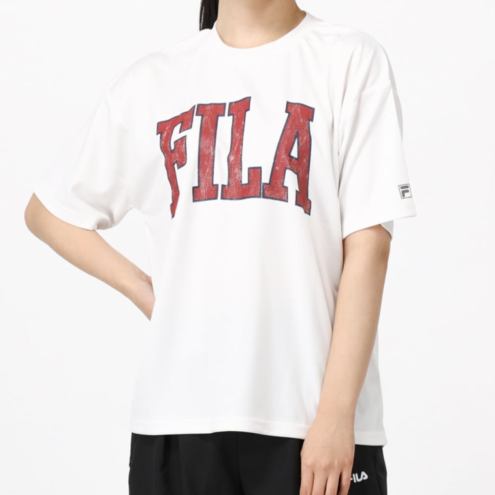 フィラ レディース 半袖Tシャツ ドライTシャツ プリント FL-9C21162TS スポーツウェア FILA