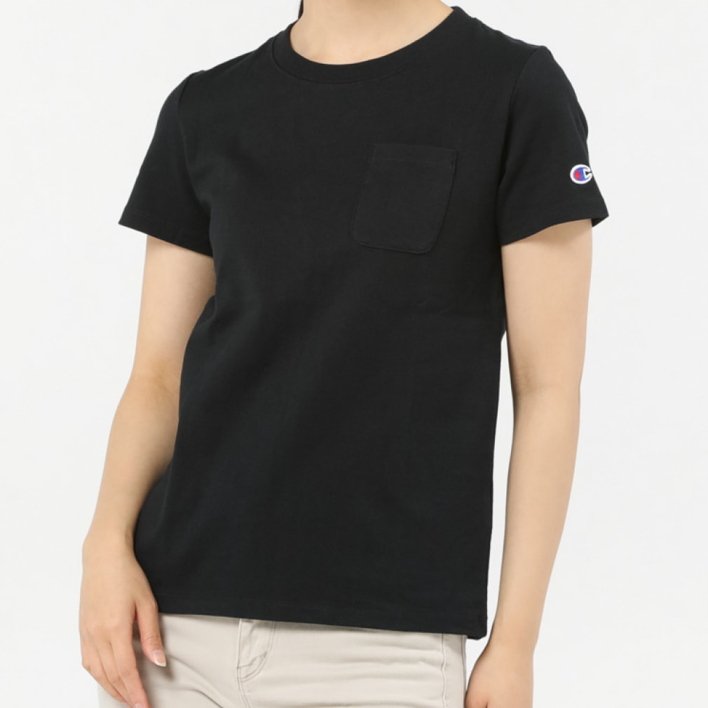 チャンピオン レディース 半袖 Tシャツ SHORT SLEEVE POCKET T-SHIRT