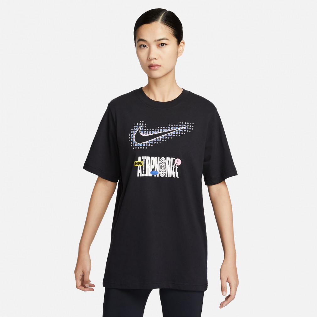 ナイキ レディース 半袖 Tシャツ ウィメンズ NSW OC2 BF フェスティバル S/S Tシャツ FV4263 010 スポーツウェア ：  ブラック NIKE